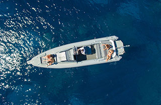 Private tours with a RIB boat in the Cyclades